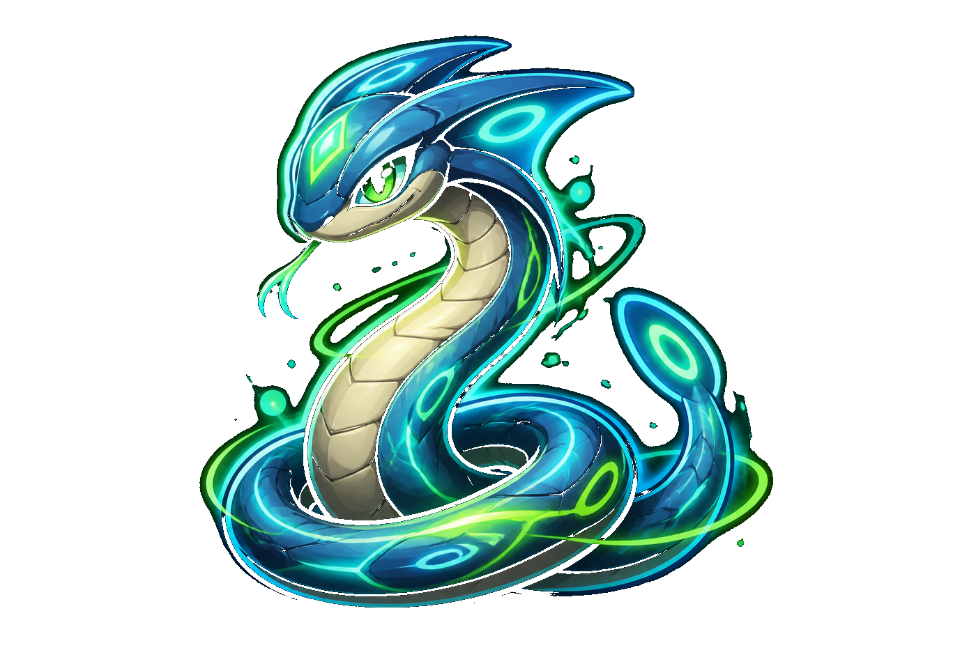 A Psython — psychic serpent companion